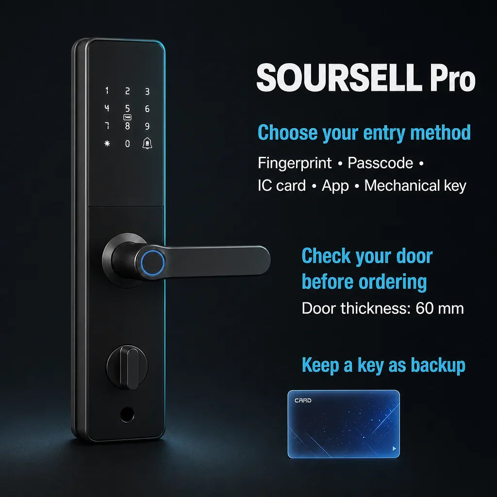 [Scale AI] benefits_list — SOURSELL Pro — Intelligent Biometric Fingerprint Lock