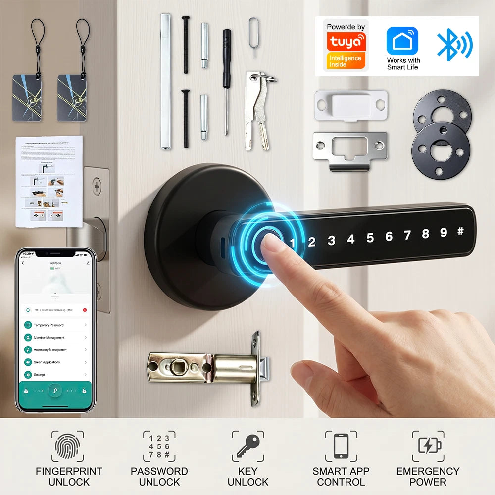 SOURSELL Nexus — Sleek Keyless Biometric Handle