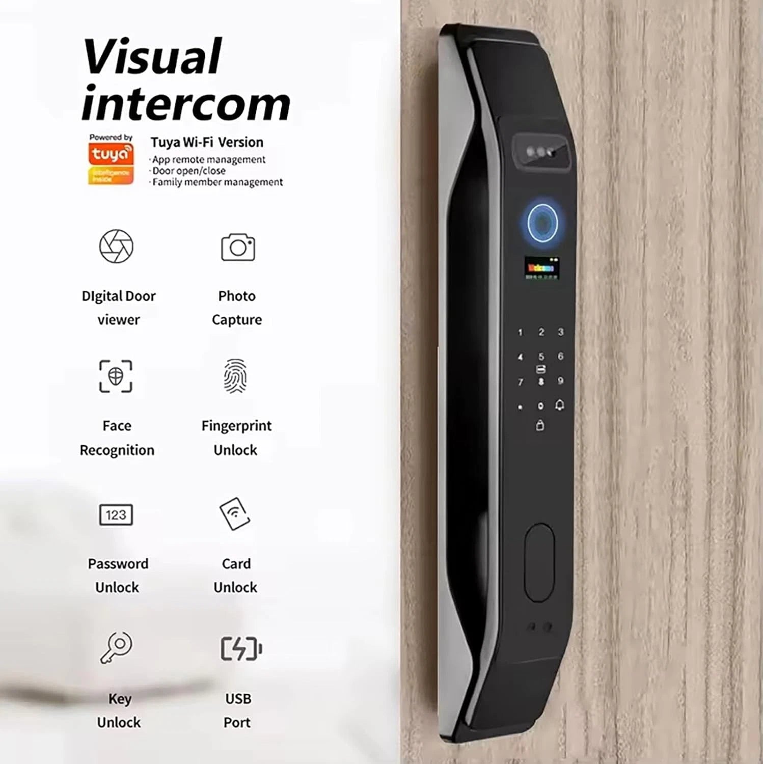 SOURSELL Vision — 3D Face Recognition Smart Lock